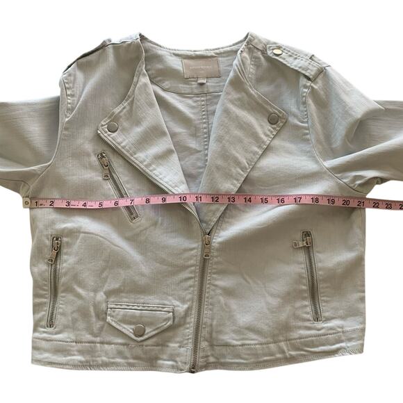 Via Penny Lane Reworked Apparel | Pink Floyd Graphic Denim Blazer Jacket XL - Picture 4 of 9